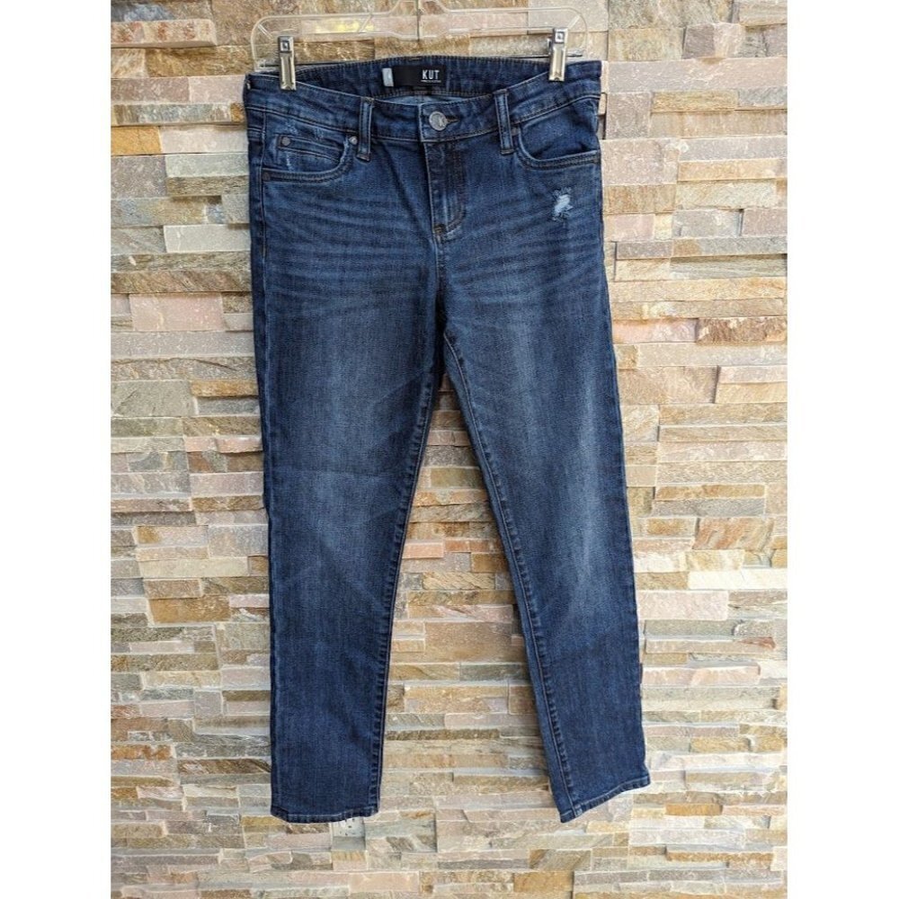 Kut from the Kloth Catherine Boyfriend Straight Denim Jeans Women's 4